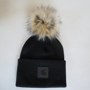 Carhartt Beanie Handmade in USA Pom Cap